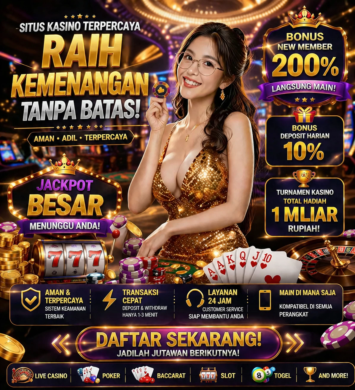 Roleta e blackjack luck88